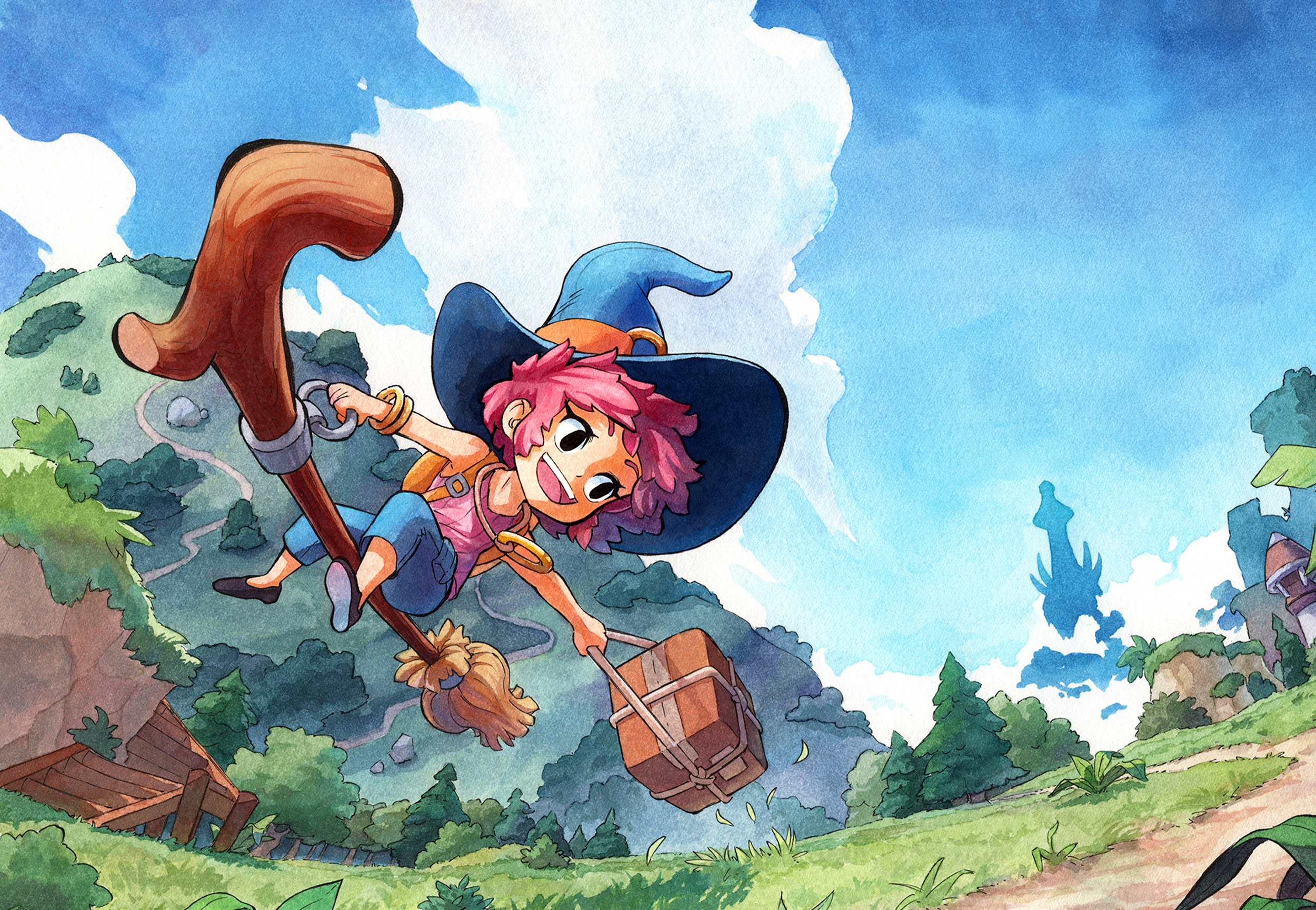 Mika and the Witch's Mountain launch cover without logo.