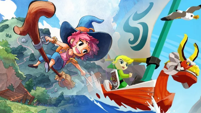 Bringing the summer vibes of The Legend of Zelda: Wind Waker to Mika and the Witch’s Mountain cover