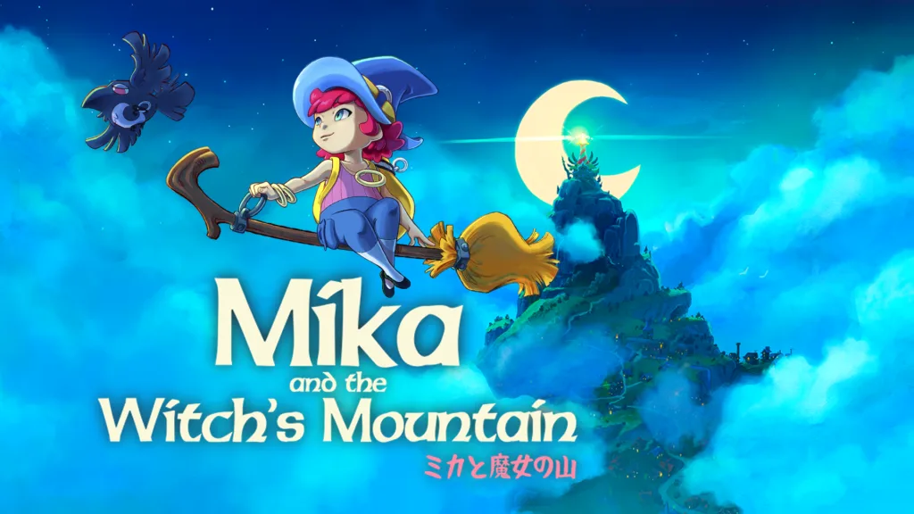 Mika and the Witch's Mountain first cover art. 